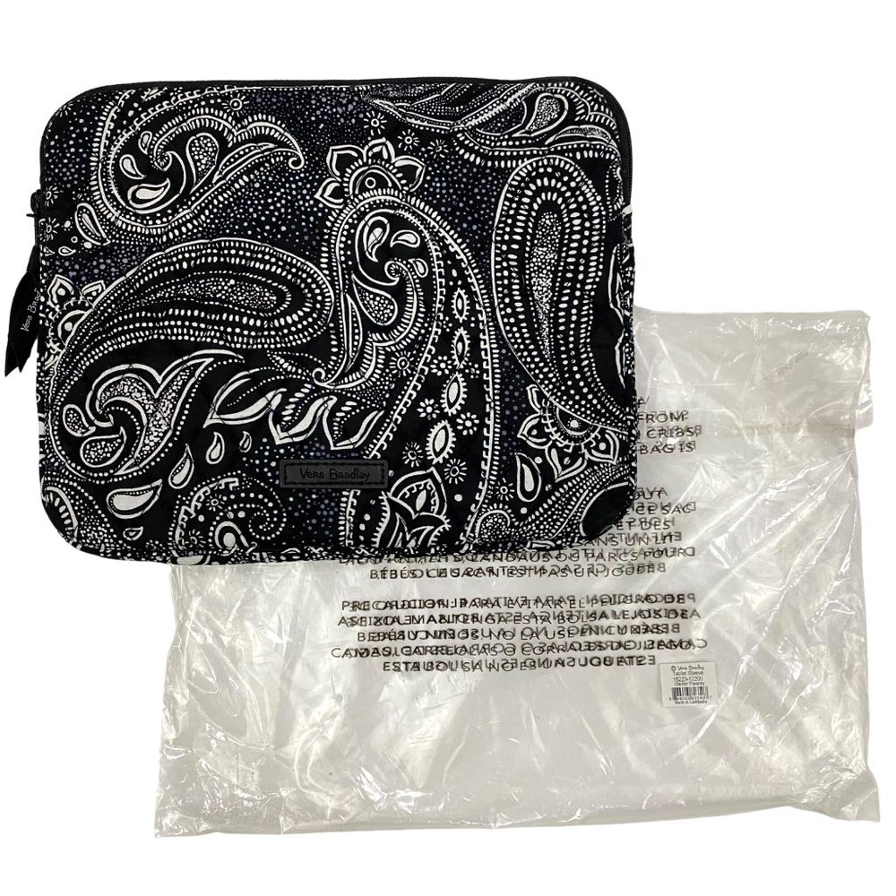Vera Bradley Tablet Sleeve Stellar Paisley Padded Protection Quilted 15223-12209